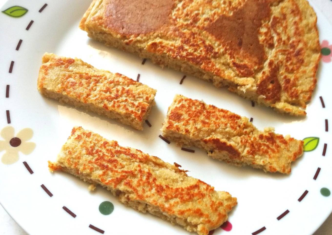 Tortitas de avena y plátano BLW