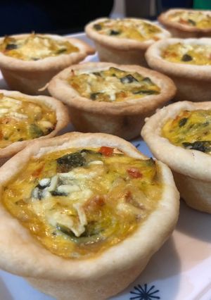 Una foto de Tartitas de verduras