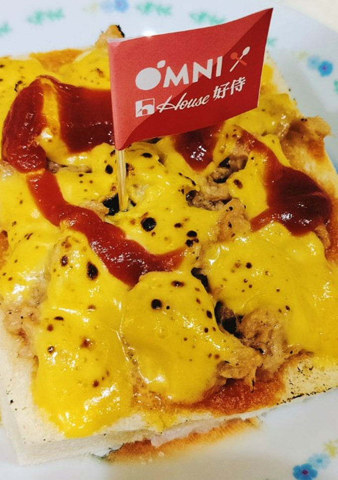 炙燒起司蕃茄OMNI 新鮪魚厚片吐司 的食譜成品照片