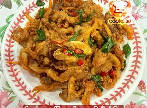 Gambar 👩‍🍳Cendawan Tiram Goreng Salted Egg