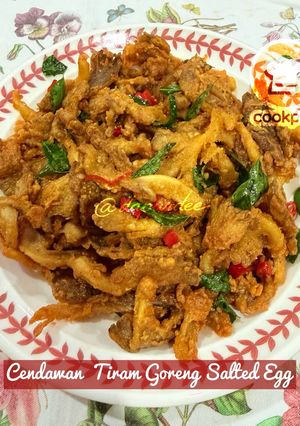 Gambar 👩‍🍳Cendawan Tiram Goreng Salted Egg