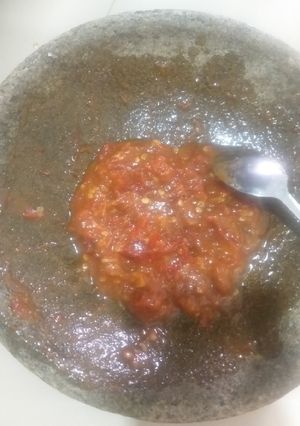 Foto resep 74.Sambal terasi tomat