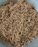 Fideos caseros con harina integral