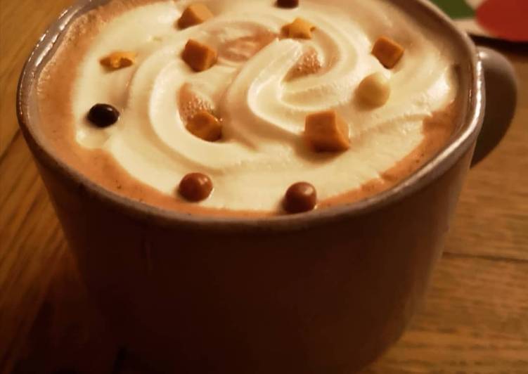 Simple Way to Make Speedy Deluxe hot chocolate