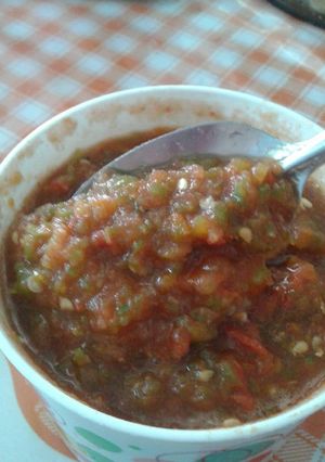 Una foto de Salsa martajada