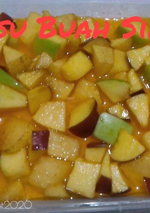 Foto resep Dingsu Buah Simple