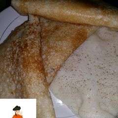 A picture of Sinasir(rice pancake).