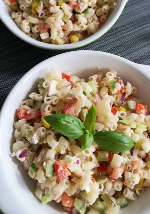O poză a rețetei Salată de pastă.