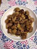 Braised Pork Ribs with Chestnut and Dried Mushrooms