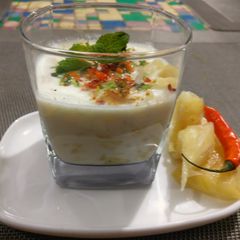 A picture of Pineapple Raita.