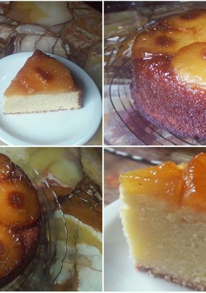 Una foto de 🍍Torta invertida de anana y coco🍍