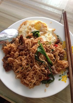 Hình của món Mì xào.