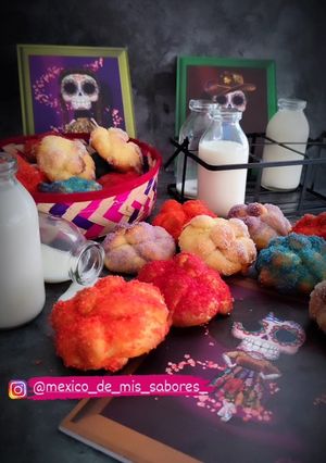 Una foto de 🏵️ GALLETAS DE PAN DE MUERTO 💀