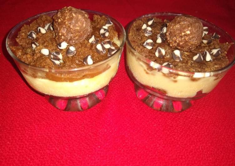 Simple Way to Prepare Quick Chocolate custard pudding