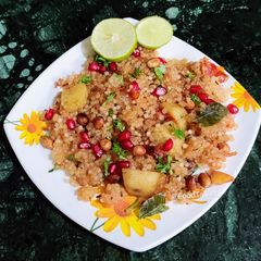 A picture of Sabudana Khichdi.