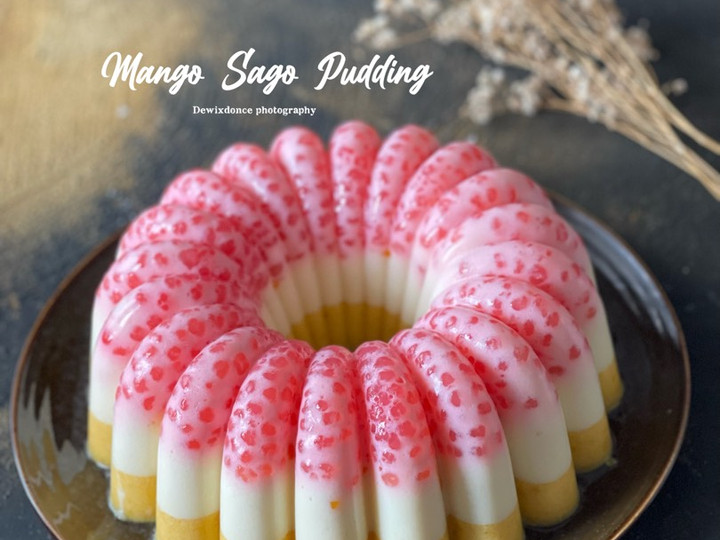 Resep Mango sago pudding Anti Gagal