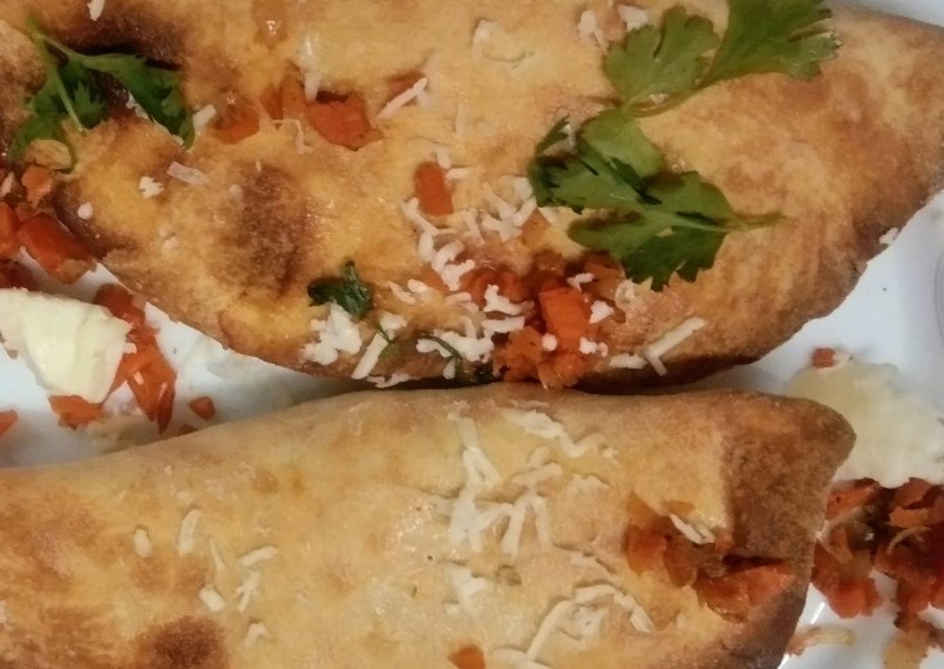 Carrot Chezzy Calzone