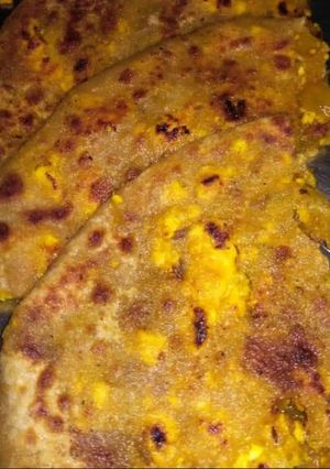 A picture of Paneer prantha.