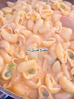 صورة لوصفة معكرونه ورديه 🌸