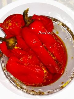 लाल मिर्च का इंस्टेंट अचार (lal mirch ka instant achar recipe in Hindi) रेसिपी मुख्य फोटो