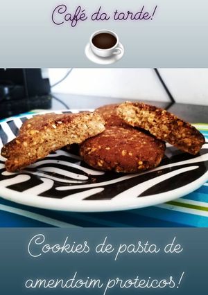 Foto de Cookie de pasta de amendoim com Coco proteico