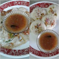 A picture of Jowar Dosa and Idli.