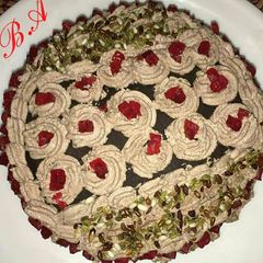 A picture of Truffle chocolate cake.