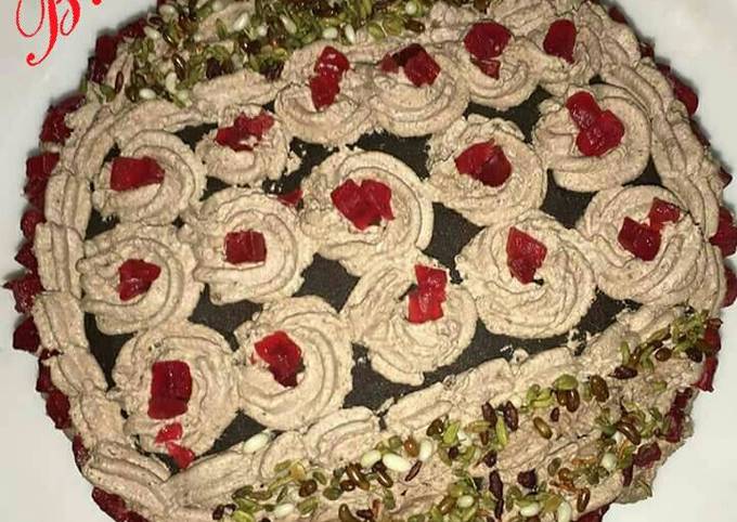 Recipe of Homemade Truffle chocolate cake