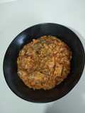 Arroz meloso con pollo y champiñones