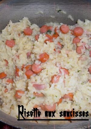 Une photo de Risotto aux saucisses