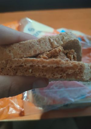 Una foto de Sándwich crema de cacahuete