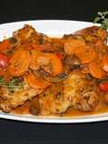Beer-Braised Chicken Thighs with Mushrooms