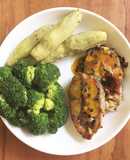 Cá basa áp chảo sốt chanh leo eat clean