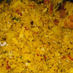 A picture of Potato poha.