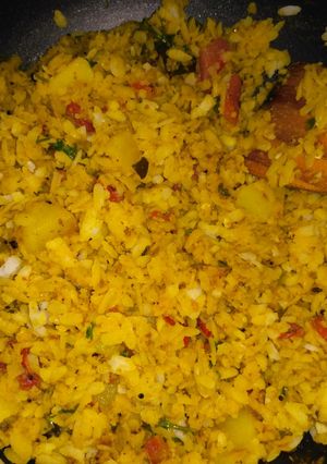 A picture of Potato poha.