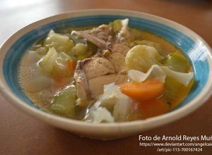 Una foto de Caldo de Pollo