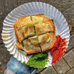 A picture of Mumbai masala toast / Mumbai sandwich/masala sandwich/Sandwich.