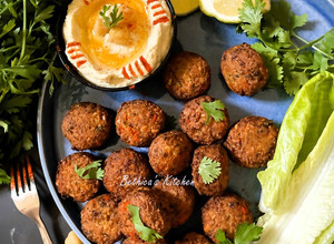 A picture of Falafel (Fried Chickpea Dumplings - Middle Eastern Snack).