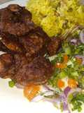 Chicharrón de Pollo con Ensalada Fresca