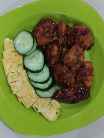 Cara Mudah Membuat Resep Korean fried chicken &amp; tofu eggroll yang  Bikin Ketagihan Anti Ribet, Bisa Manjain Lidah