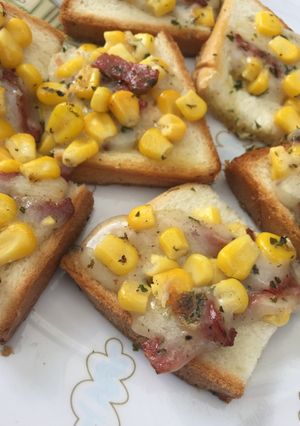 Foto resep Garlic corn bread 🍞praktis buat bekal