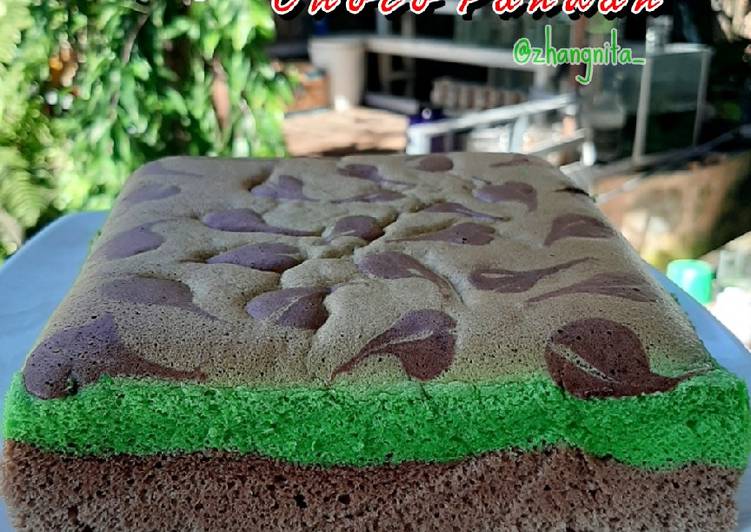 Resep: Ogura Cake Choco Pandan enak terbaru