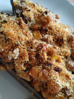 Una foto de Berenjenas rellenas de garbanzos