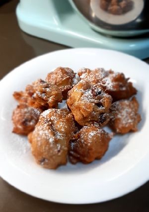 Foto di Frittelle di mela e mirtillo