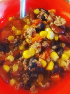A picture of Taco soup.