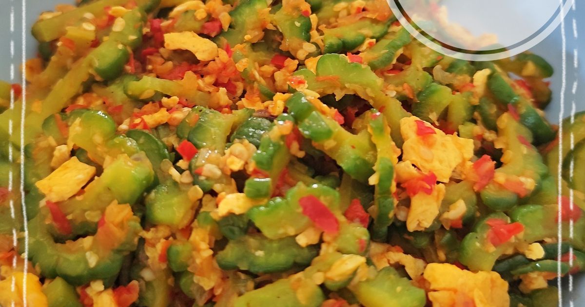 Tumis Pare Sambal Telur