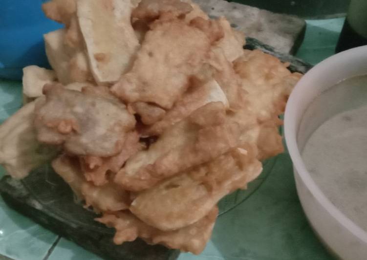 Tahu crispy ala aku