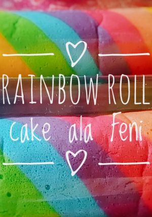 Foto resep Rainbow roll cake ala Feni