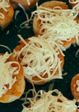 صورة لوصفة خبز بالثوم والجبنه