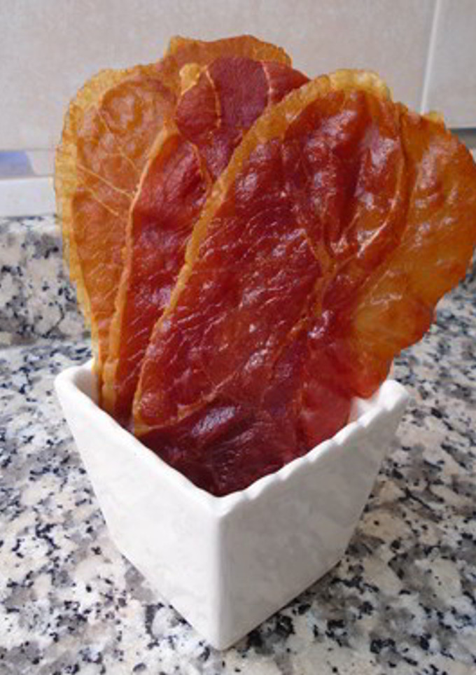 Una foto de Crujiente de jamón